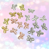 JNBS Nail Charm 3D Opal Butterfly Style 01 (5pcs)