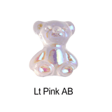 JNBS 3D Kawaii Charm Art Aurora Gummy Bear (Jar of 10 colors)