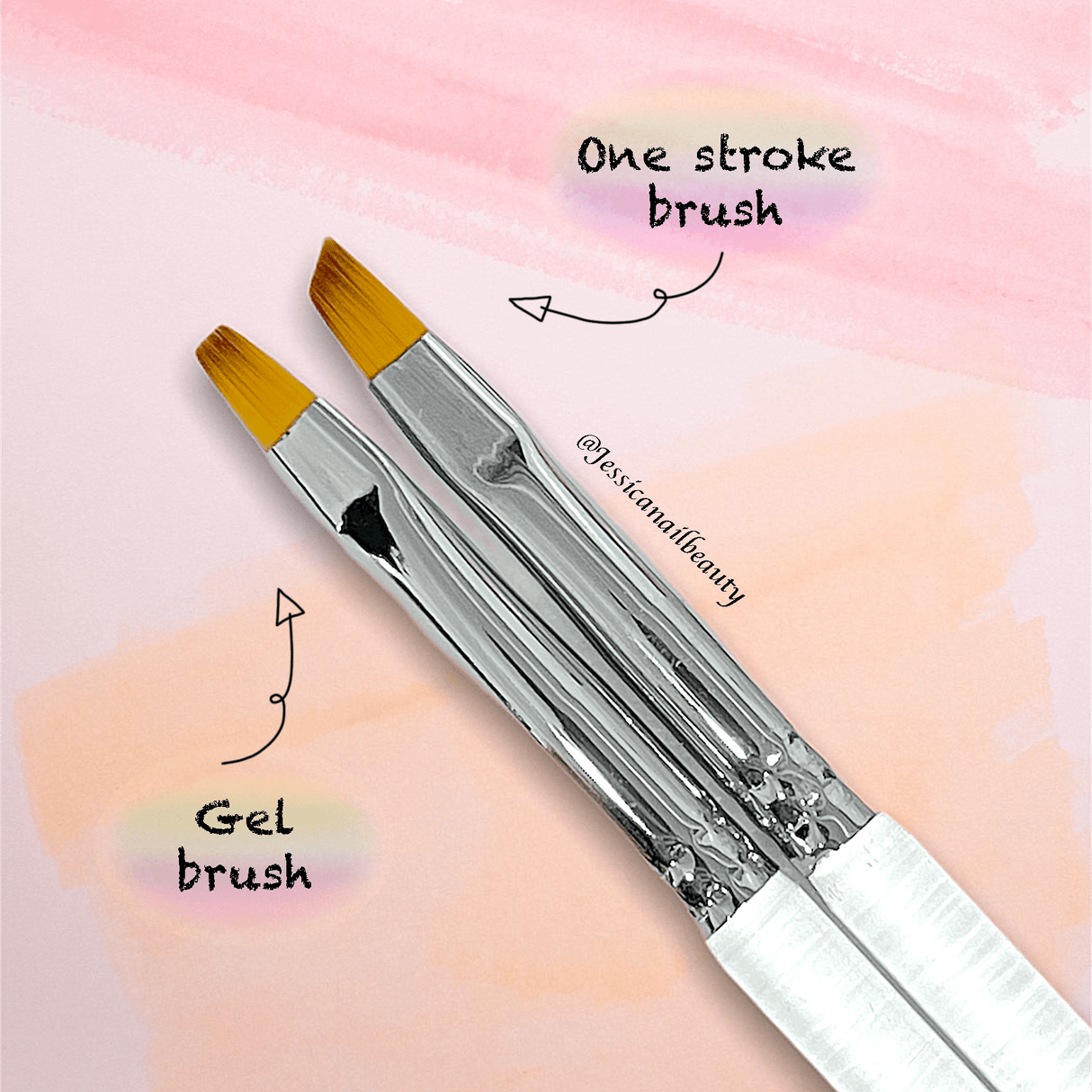 Kolinsky White One Stroke / Angular Paint Brush 2