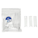 JNBS Designer Tips  Square XL C Curve Tip Refills (Bag of 50pcs) Clear