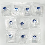 JNBS Designer Tips  Square XL C Curve Tip Refills (Bag of 50pcs) Clear