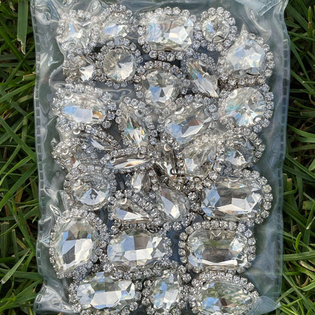 JNBS Fancy Multi-Shape Flatback Rhinestone (Bag of 30pcs)