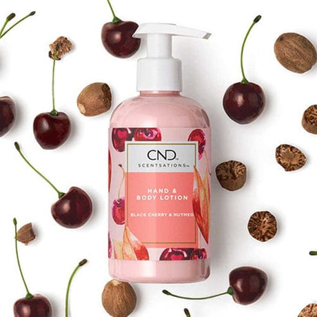 CND Hand & Body Lotion Black Cherry & Nutmeg Scented