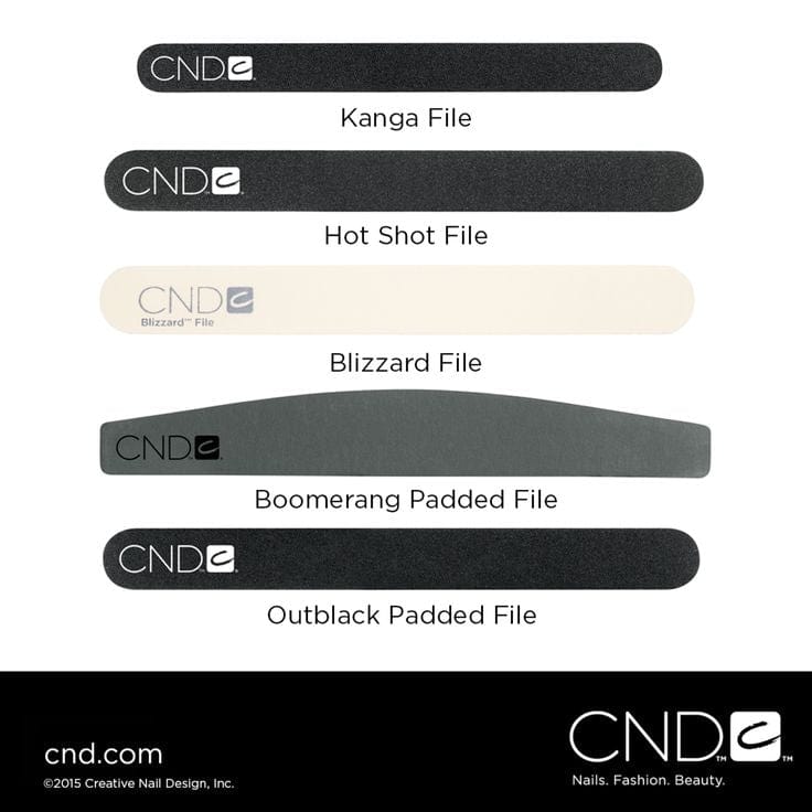 CND Nail File Hot Shot (100/180 Grit)
