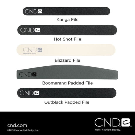 CND Nail File Blizzard (100/180 Grit)