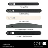 CND Nail File Boomerang Padded (180/180 Grit)