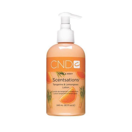CND Hand & Body Lotion - Tangerine & Lemongrass (245ml) - Jessica Nail & Beauty Supply - Canada Nail Beauty Supply - Lotion