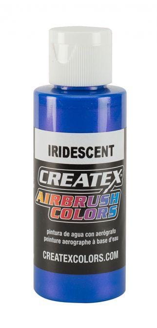 IWATA CREATEX AIRBRUSH COLOR 2oz Iridescent Electric Blue