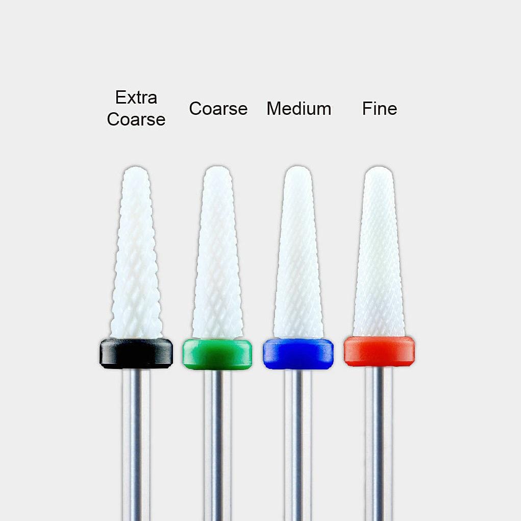 JNBS White Ceramic Carbide Drill Bit 4.00mm Cone Bit (1pc)