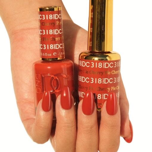 DND DC Duo Gel Matching Color 318 Cherry Pie