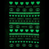 JNBS Nail Sticker Glow In The Dark