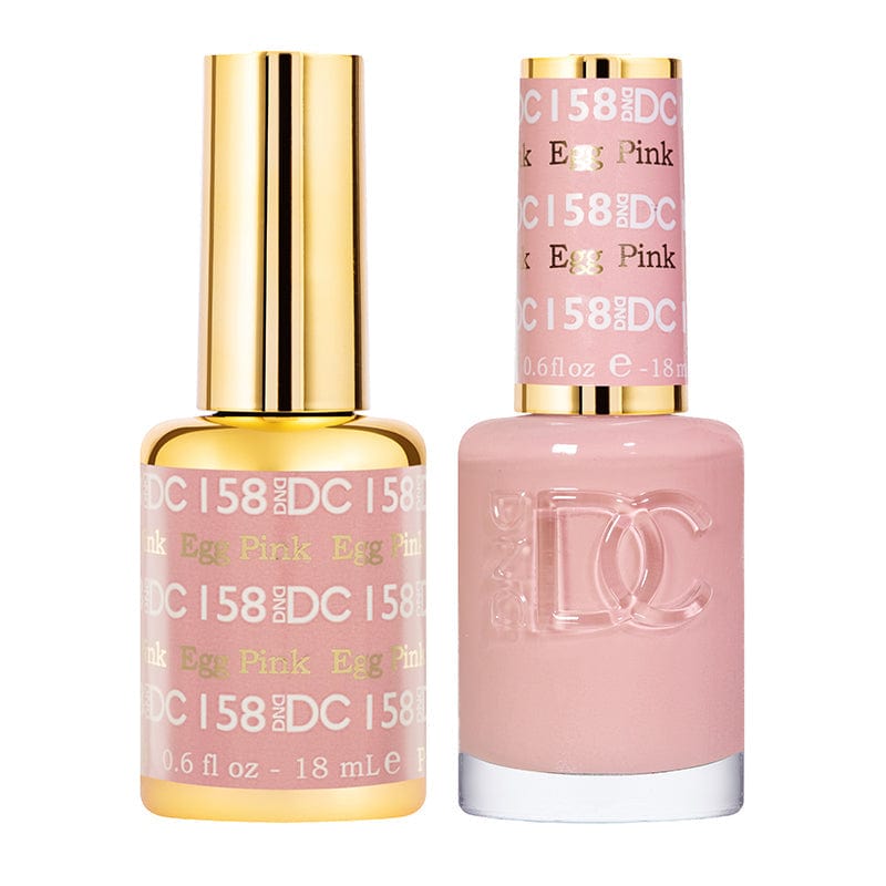 DND DC Duo Gel Matching Color 158 Egg Pink