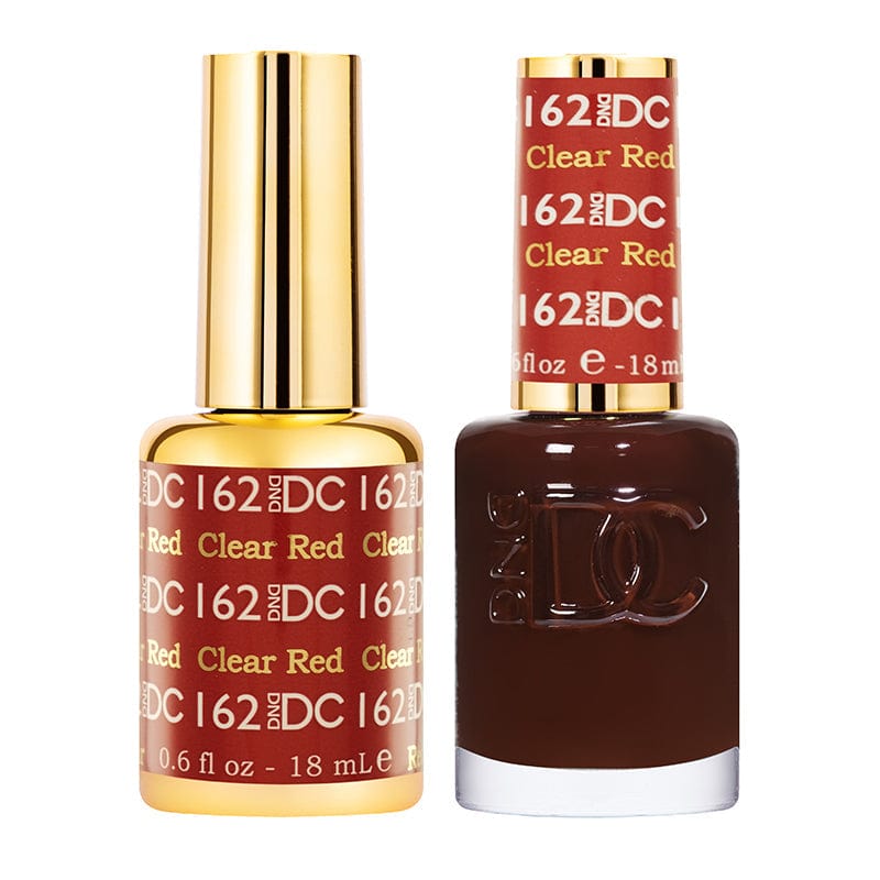 DND DC Duo Gel Matching Color 162 Clear Red