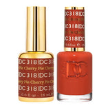 DND DC Duo Gel Matching Color 318 Cherry Pie