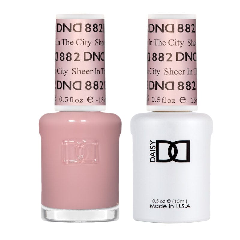 DND Duo Gel Matching Color 882 Sheer In The City