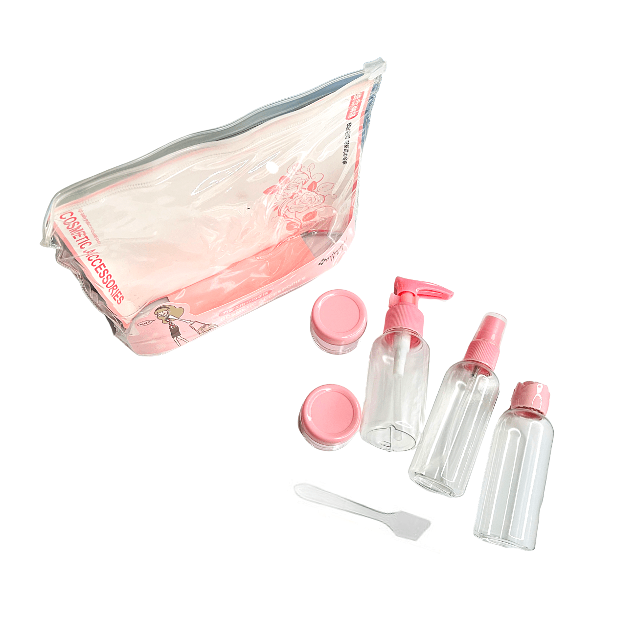 JNBS Empty Travel Bottle Liquid Containers ( Set of 6pcs)