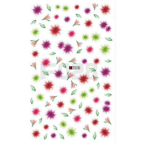 JNBS Nail Sticker Flowers Version 2