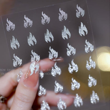 JNBS Nail Sticker Reflective Glitter