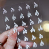 JNBS Nail Sticker Reflective Glitter