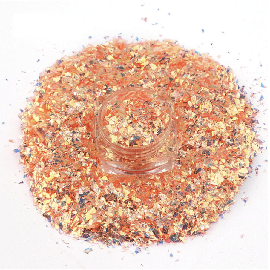 JNBS Nail Flakes Holographic Irregular 01