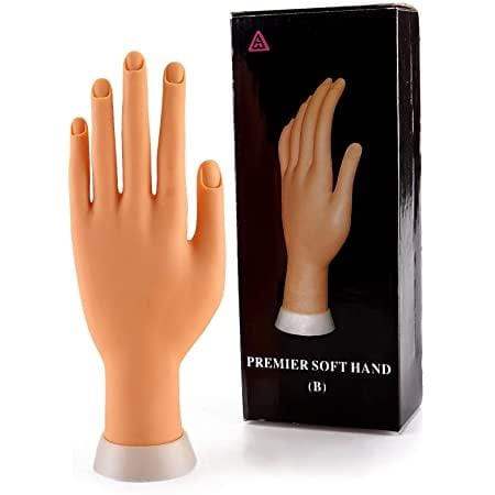 JNBS Nail Practice Hand Flexible (Premier Soft)