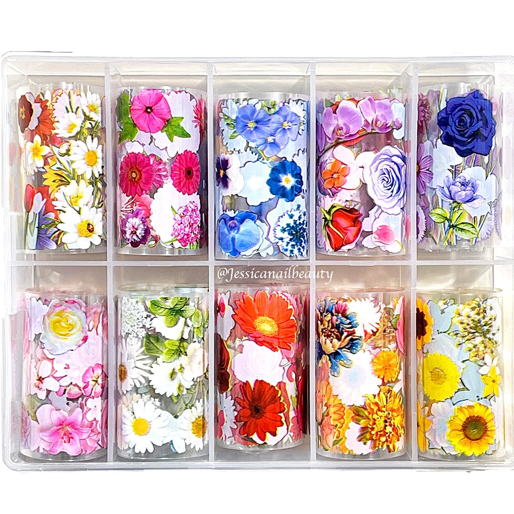 JNBS Nail Foil Flowers 02