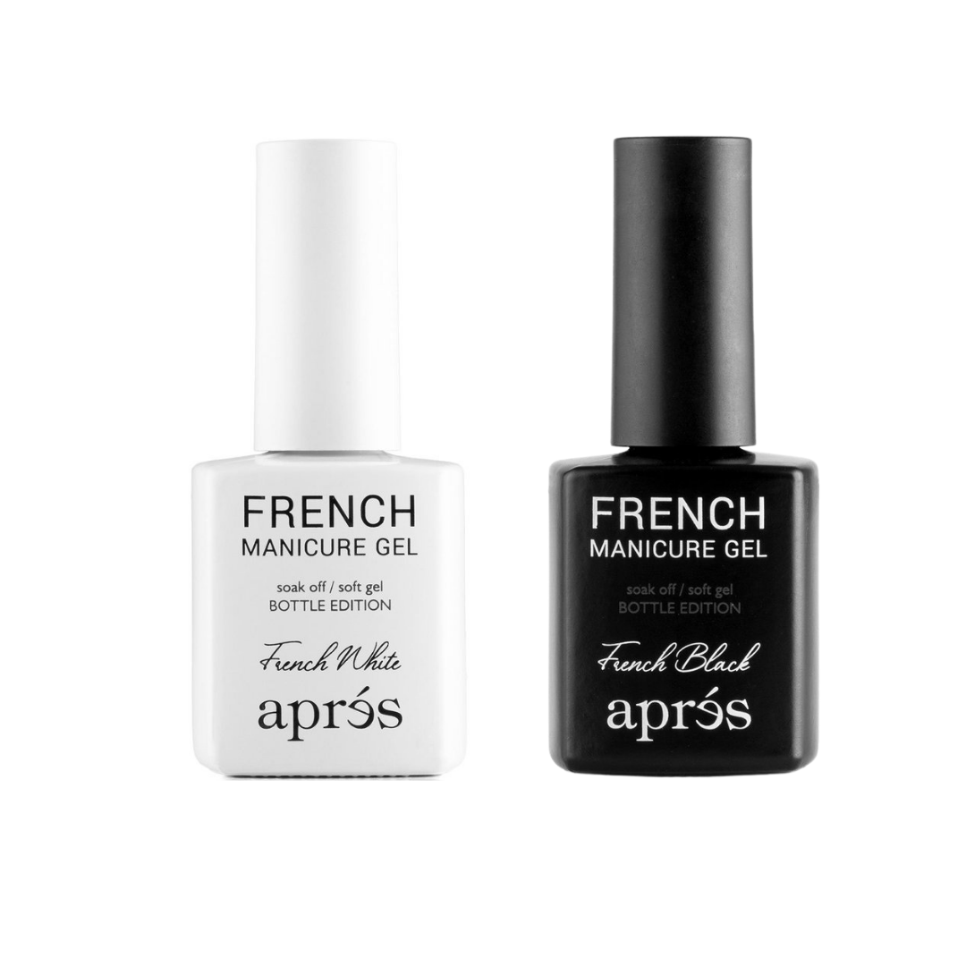 Apres Gel Duo French Manicure Black & White