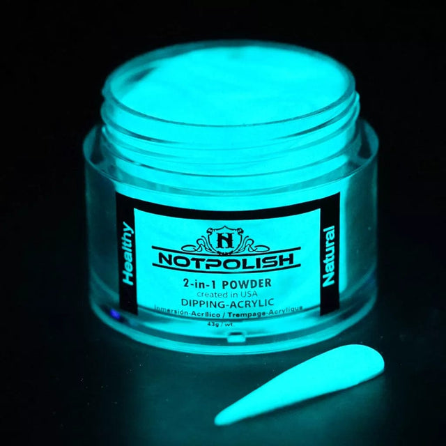 NOTPOLISH 2-in-1 Powder (Glow In The Dark) - G03 Neon Orange - Jessica Nail & Beauty Supply - Canada Nail Beauty Supply - Glow In The Dark