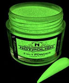 NOTPOLISH 2-in-1 Powder (Glow In The Dark) - G08 Glow Me The Money - Jessica Nail & Beauty Supply - Canada Nail Beauty Supply - Glow In The Dark
