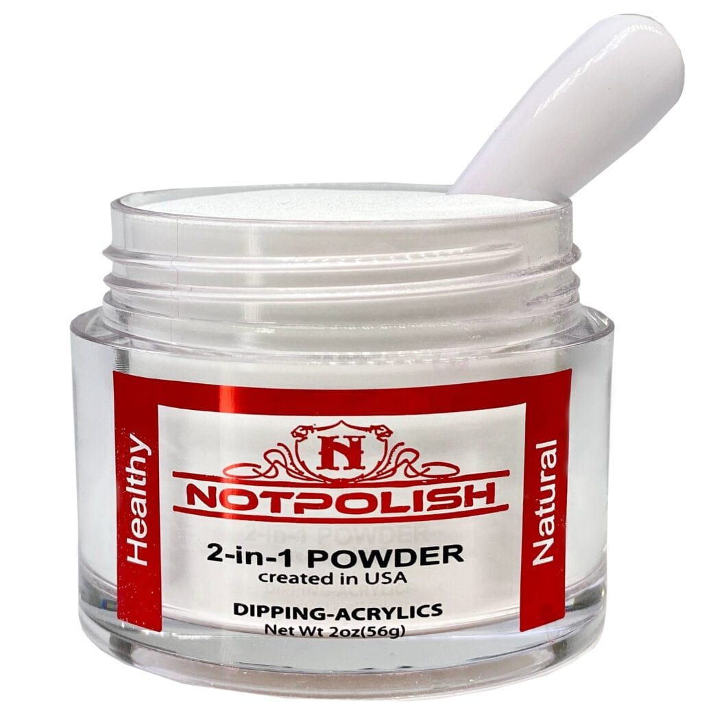 NOTPOLISH 2-in-1 Powder (Glow In The Dark) - G01 Purple White - Jessica Nail & Beauty Supply - Canada Nail Beauty Supply - Glow In The Dark