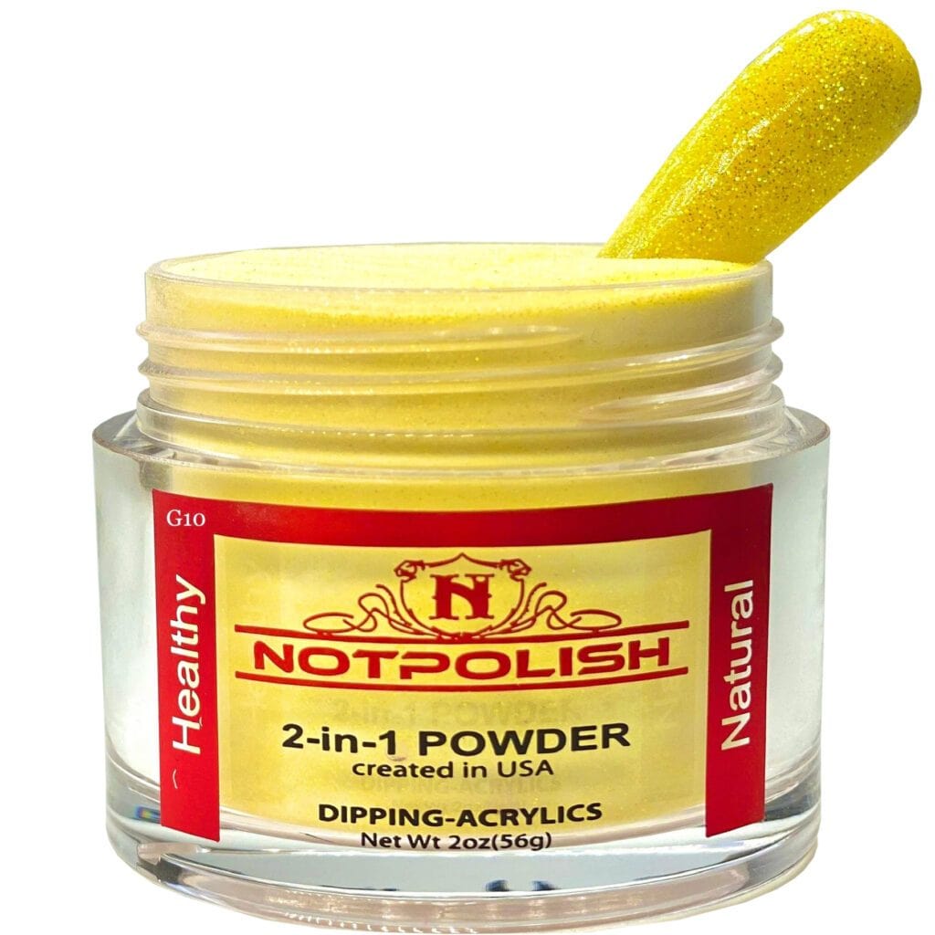 NOTPOLISH 2-in-1 Powder (Glow In The Dark) - G10 Lightening Strike - Jessica Nail & Beauty Supply - Canada Nail Beauty Supply - Glow In The Dark