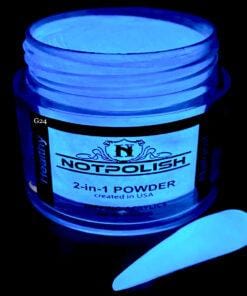 NOTPOLISH 2-in-1 Powder (Glow In The Dark) - G24 Open Mind - Jessica Nail & Beauty Supply - Canada Nail Beauty Supply - Glow In The Dark