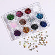 Glitter - Holographic #LV (Set of 12 jars) - Jessica Nail & Beauty Supply - Canada Nail Beauty Supply - Glitter