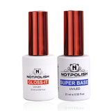 NOTPOLISH SUPER BASE & GLOSS IT Top Base Duo