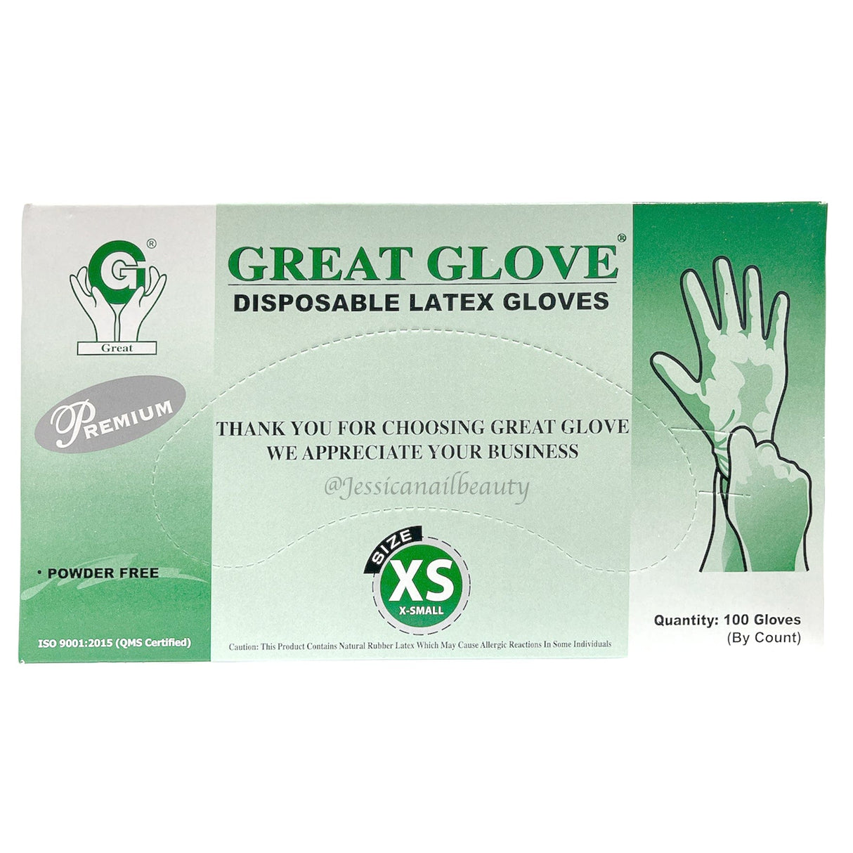 JNBS Great Glove Latex Gloves XSmall