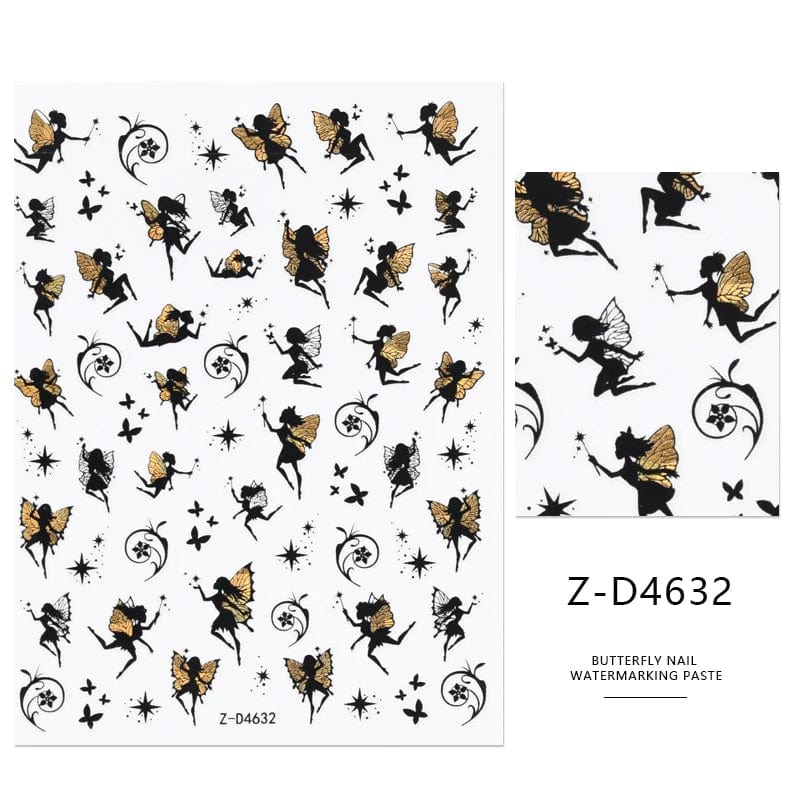 JNBS Butterfly Nail Sticker