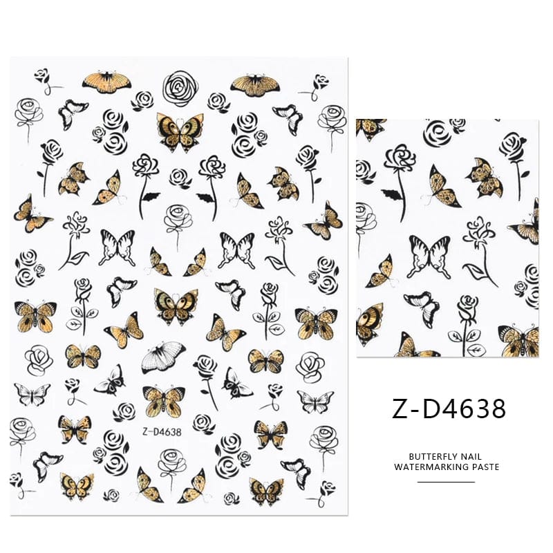 JNBS Butterfly Nail Sticker
