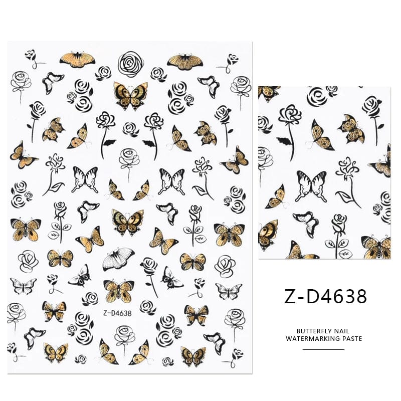 JNBS Butterfly Nail Sticker