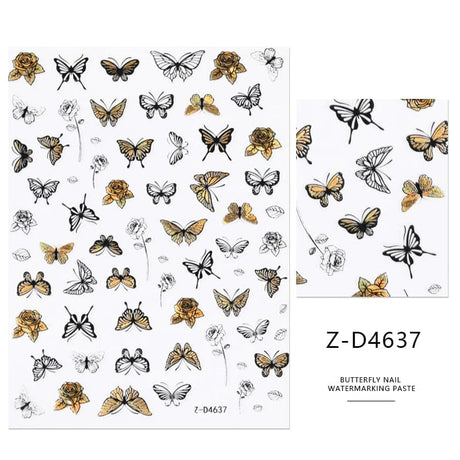 JNBS Butterfly Nail Sticker