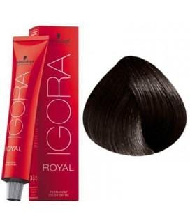 Schwarzkopf Permanent Color  - Igora Royal #4-5 Medium Brown Gold - Jessica Nail & Beauty Supply - Canada Nail Beauty Supply - hair colour