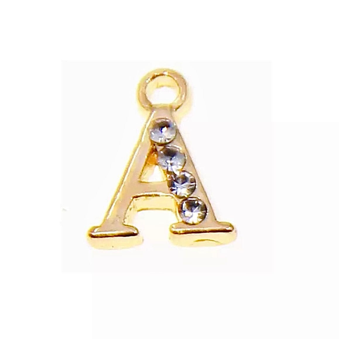 JNBS Nail Piercing Charm 08 Gold Alphabet/ Letter (2pcs)