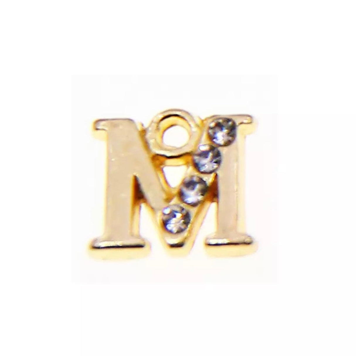 JNBS Nail Piercing Charm 08 Gold Alphabet/ Letter (2pcs)