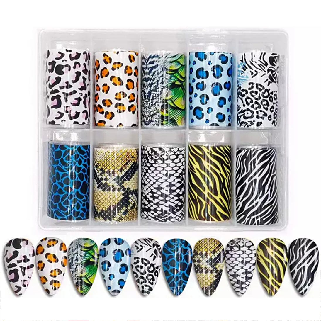 JNBS Nail Foil Animal Leather