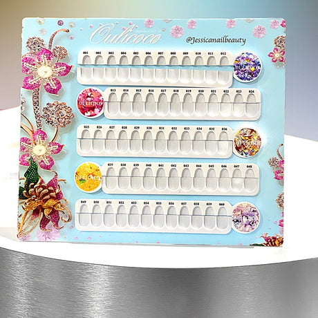 JNBS Culicoco Nail Art Display Board Palette 60 room