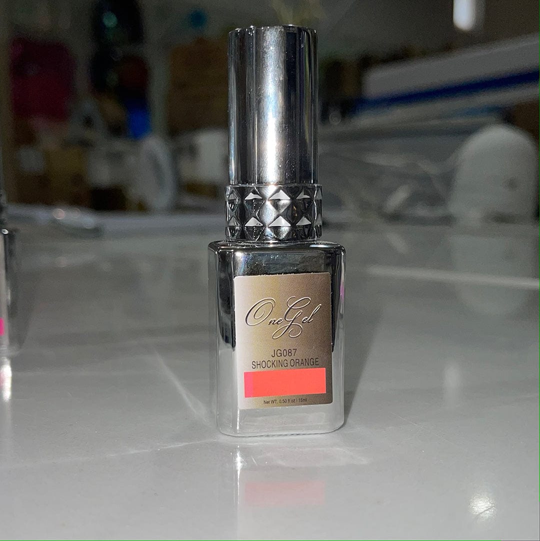 JG087 Shocking Orange - One Gel (2 VERSION COLORS) - Jessica Nail & Beauty Supply - Canada Nail Beauty Supply - ONEGEL GEL POLISH