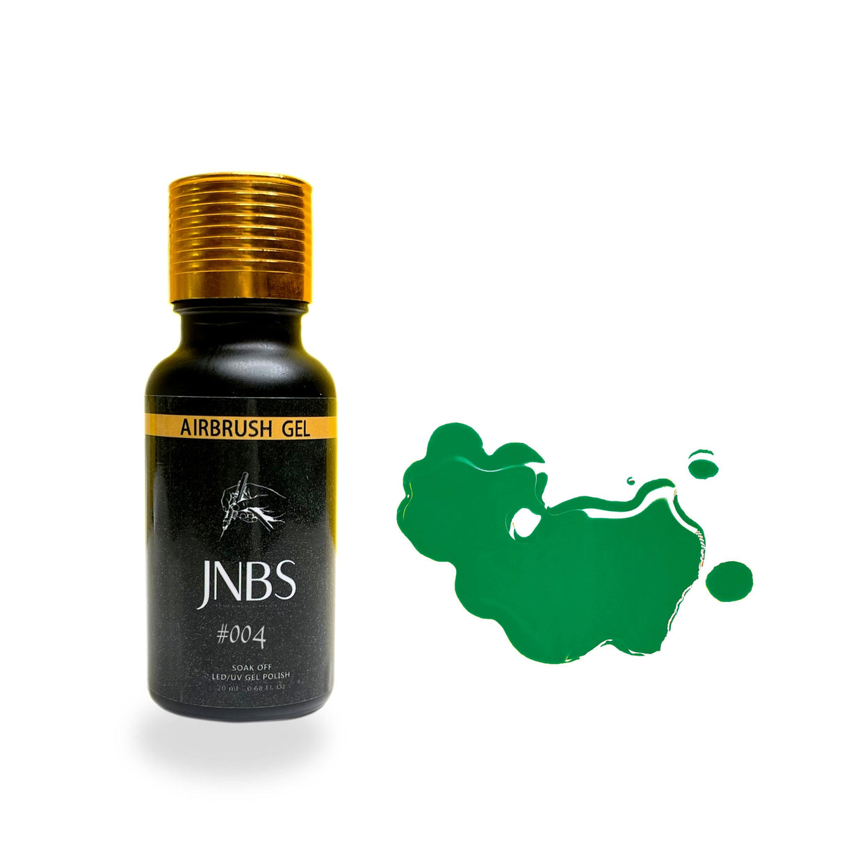 JNBS Airbrush Gel Color Solid 20mL 004 Emerald Green