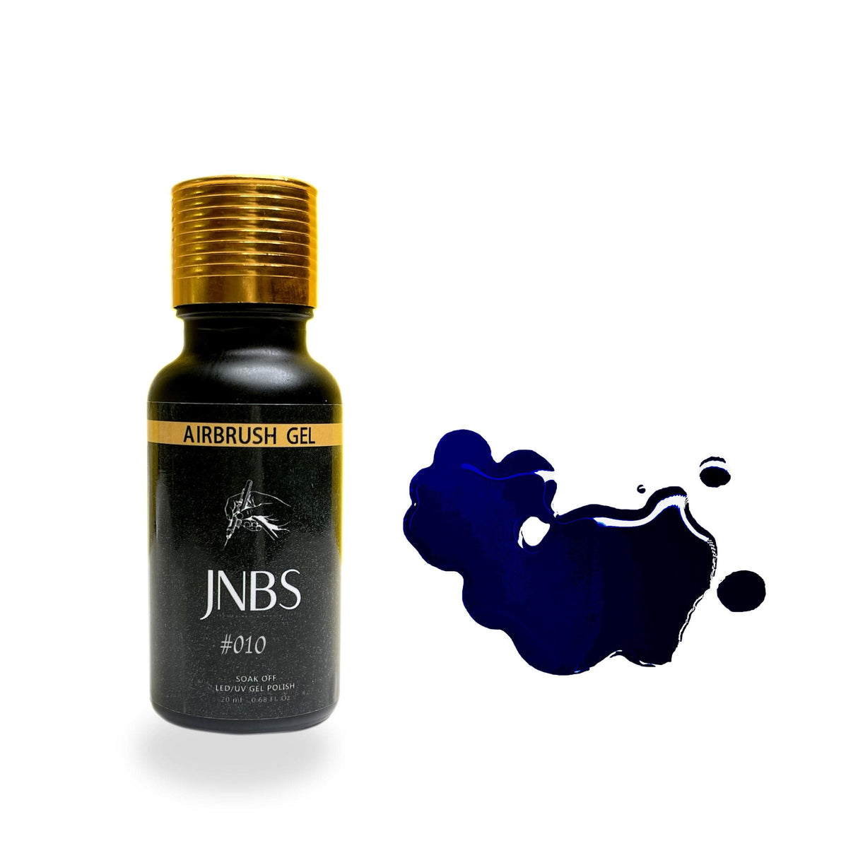 JNBS Airbrush Gel Color Solid 20ml 010 Navy Blue