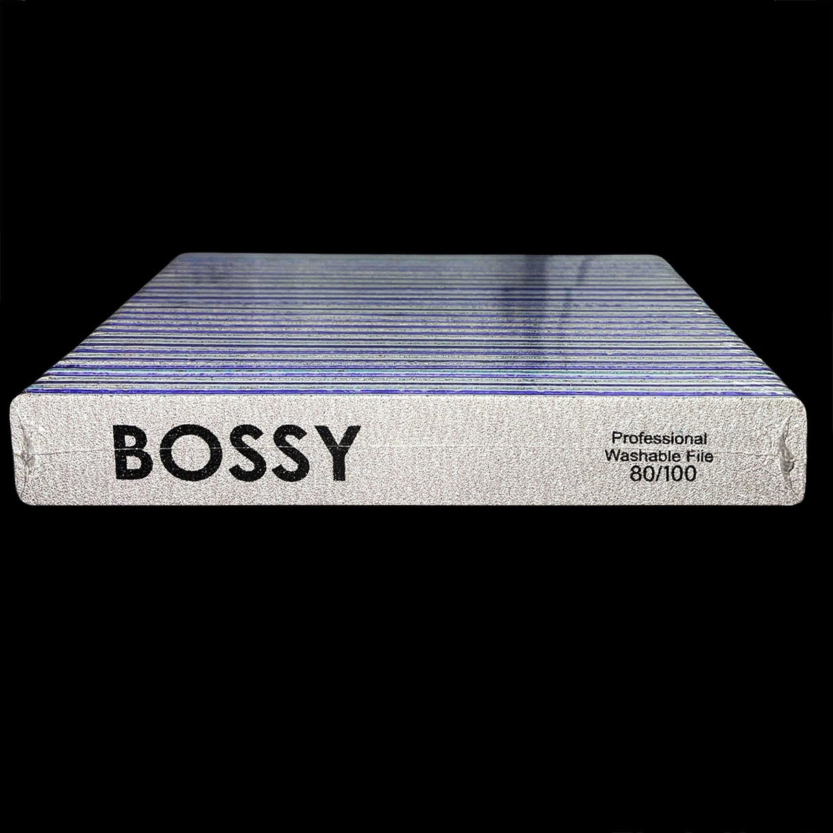 BOSSY Washable File Jumbo (Square) ZEBRA (80/100)