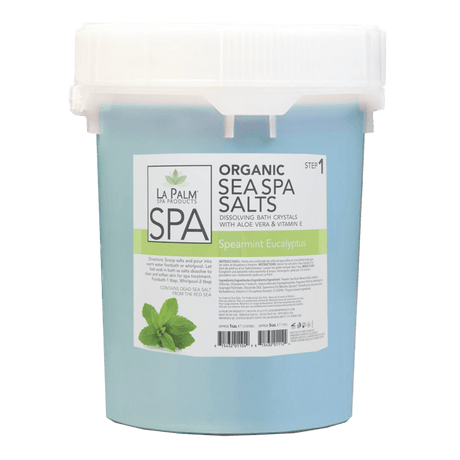 La Palm - Organic Sea Spa Salt - Spearmint Eucalyptus - Jessica Nail & Beauty Supply - Canada Nail Beauty Supply - Spa Salt