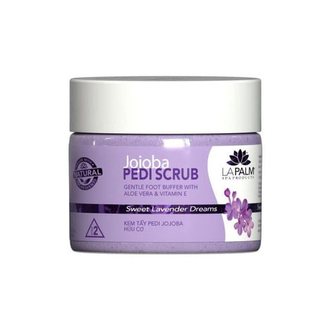 La Palm - Jojoba Pedi Scrub #Sweet Lavender Dreams (12 oz) - Jessica Nail & Beauty Supply - Canada Nail Beauty Supply - Pedi Scrub